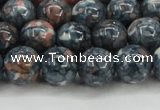 CRF333 15.5 inches 14mm round dyed rain flower stone beads wholesale