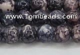 CRF338 15.5 inches 10mm round dyed rain flower stone beads wholesale