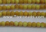 CRF436 15.5 inches 3mm round dyed rain flower stone beads wholesale