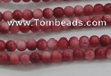 CRF438 15.5 inches 3mm round dyed rain flower stone beads wholesale