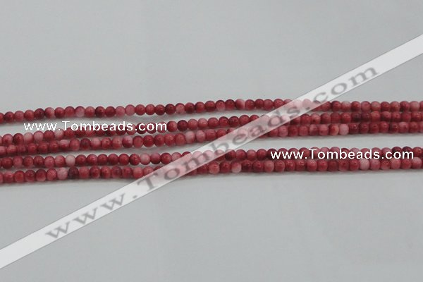 CRF438 15.5 inches 3mm round dyed rain flower stone beads wholesale