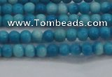 CRF440 15.5 inches 3mm round dyed rain flower stone beads wholesale