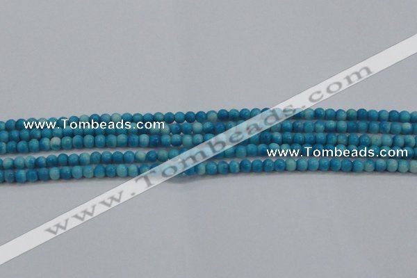 CRF440 15.5 inches 3mm round dyed rain flower stone beads wholesale