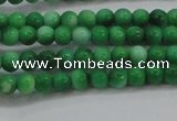 CRF441 15.5 inches 3mm round dyed rain flower stone beads wholesale