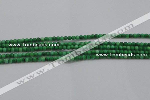 CRF441 15.5 inches 3mm round dyed rain flower stone beads wholesale