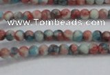 CRF450 15.5 inches 3mm round dyed rain flower stone beads wholesale