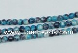 CRF55 15.5 inches 4mm round dyed rain flower stone beads wholesale