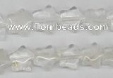 CRG08 15.5 inches 12*12mm star white crystal gemstone beads wholesale