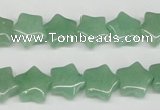 CRG10 15.5 inches 12*12mm star green aventurine gemstone beads