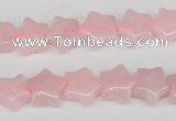 CRG11 15.5 inches 12*12mm star rose quartz gemstone beads wholesale