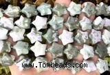 CRG71 15 inches 16mm star lucky jade beads wholesale