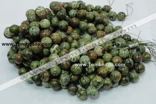 CRH101 15.5 inches 16mm round rhyolite beads wholesale