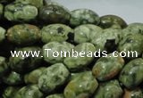 CRH104 15.5 inches 8*12mm rice rhyolite beads wholesale