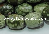 CRH16 15.5 inches 16*20mm egg-shaped rhyolite beads wholesale