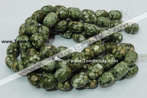 CRH17 15.5 inches 18*24mm egg-shaped rhyolite beads wholesale