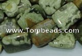 CRH26 15.5 inches 14*20mm rectangle rhyolite beads wholesale