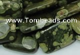 CRH27 15.5 inches 18*24mm rectangle rhyolite beads wholesale