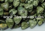 CRH30 15.5 inches 10*10mm triangle rhyolite beads wholesale