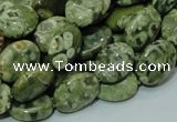 CRH43 15.5 inches 10*14mm oval rhyolite beads wholesale