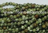 CRH54 15.5 inches 4mm faceted round rhyolite beads wholesale