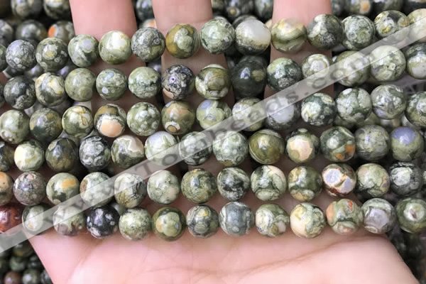 CRH562 15.5 inches 8mm round rhyolite beads wholesale