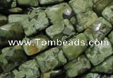 CRH79 15.5 inches 13*18mm faceted rectangle rhyolite beads wholesale