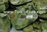 CRH82 15.5 inches 22*30mm faceted rectangle rhyolite beads wholesale