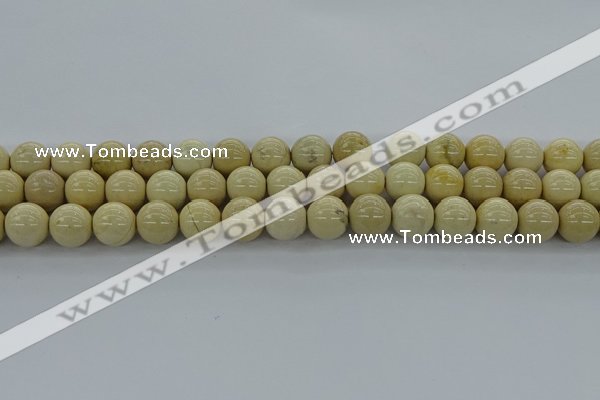 CRI204 15.5 inches 12mm round riverstone beads wholesale