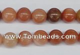 CRJ202 15.5 inches 10mm round natural red jade gemstone beads