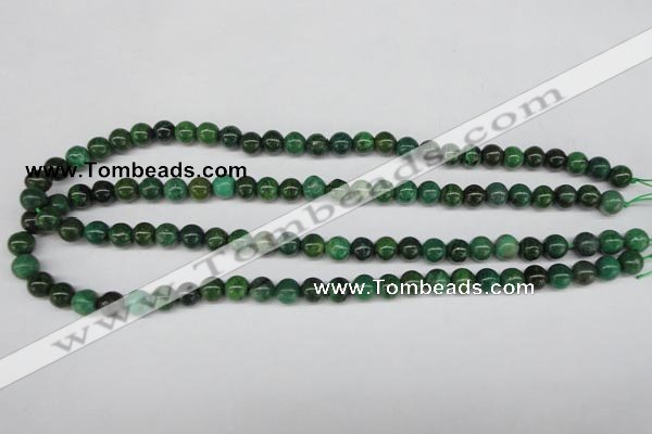 CRJ302 15.5 inches 8mm round African prase jasper beads wholesale