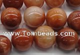 CRJ502 15.5 inches 8mm round red jade gemstone beads