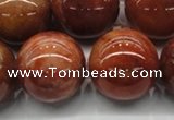 CRJ507 15.5 inches 18mm round red jade gemstone beads