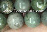 CRM203 15.5 inches 10mm round green mud jasper beads wholesale