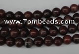 CRO05 15.5 inches 6mm round red picture jasper beads wholesale