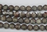 CRO07 15.5 inches 6mm round Chinese leopard skin jasper beads