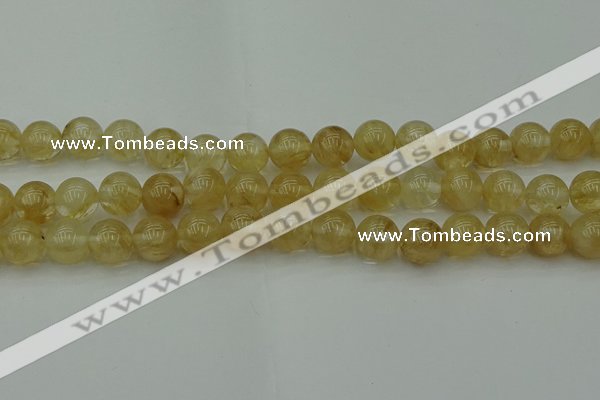 CRO1024 15.5 inches 12mm round yellow watermelon quartz beads