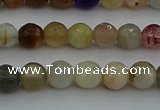 CRO1041 15.5 inches 6mm faceted round mixed gemstone beads