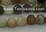 CRO1042 15.5 inches 8mm faceted round mixed gemstone beads