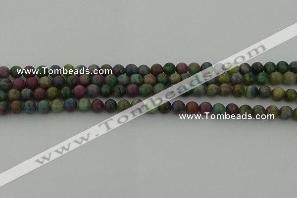 CRO1111 15.5 inches 6mm round ruby apatrite beads wholesale