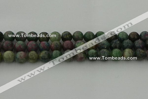 CRO1114 15.5 inches 12mm round ruby apatrite beads wholesale