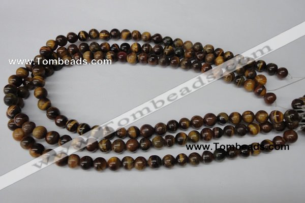 CRO115 15.5 inches 8mm round yellow tiger eye beads wholesale