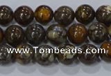 CRO1171 15.5 inches 6mm round fire lace opal gemstone beads