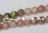 CRO123 15.5 inches 8mm round rhodochrosite gemstone beads wholesale