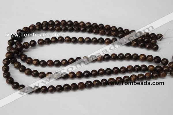 CRO124 15.5 inches 8mm round bronzite gemstone beads wholesale