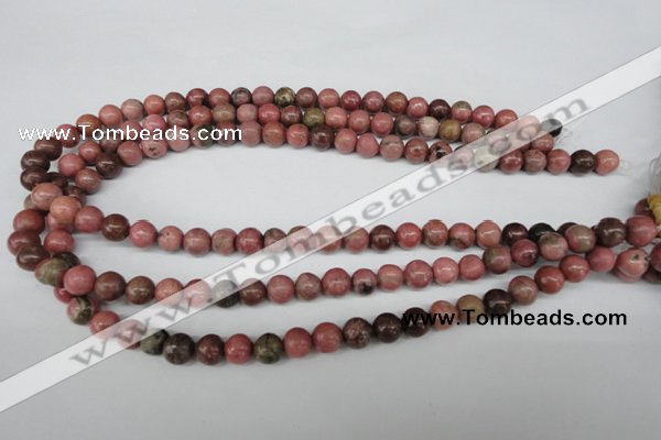 CRO127 15.5 inches 8mm round rhodochrosite beads wholesale