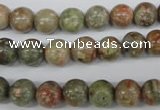 CRO138 15.5 inches 8mm round Chinese unakite beads wholesale