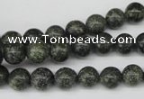 CRO140 15.5 inches 8mm round green lace gemstone beads wholesale