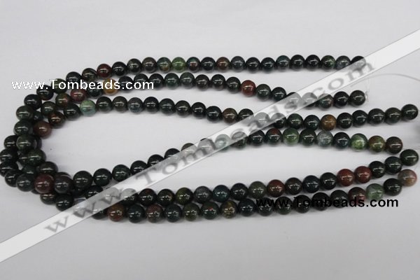 CRO141 15.5 inches 8mm round bloodstone beads wholesale