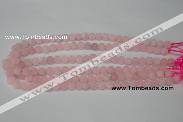 CRO146 15.5 inches 8mm round rose quartz beads wholesale