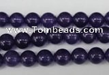 CRO148 15.5 inches 8mm round dyed amethyst beads wholesale